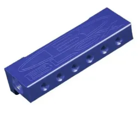 Blox Racing Blue Vacuum Manifold Block