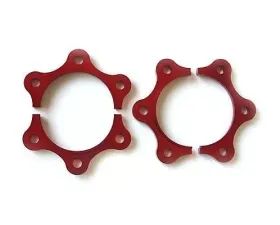 Blox Racing Red Half Shaft Spacers Honda S2000 Racing 1.25