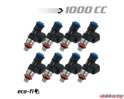 Blox Racing 8 Set Eco-Fi Street Injectors 1000cc/min GM LS3/LS7 - BXEF-04914-1000-8