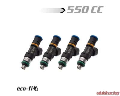 Blox Racing 4 Set Eco-Fi Street Injectors 550cc/min Honda K Series - BXEF-06514-550-4