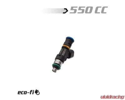 Blox Racing Single Set Eco-Fi Street Injectors 550cc/min Honda K Series - BXEF-06514-550-SP