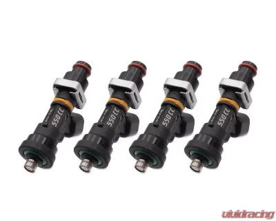 Blox Racing 4 Set Eco-Fi Street Injectors 550cc/min w/ 1/2" Adapter Honda B/D/H Series - BXEF-06514.11-550-4