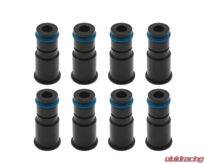 Blox Racing 8 Set 11mm Adapter Top 1in" w/ Viton O-Ring & Retaining Clip - BXEF-AT-11L-8