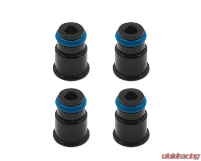 Blox Racing 4 Set 11mm Adapter Top 1/2" w/ Viton O-Ring & Retaining Clip - BXEF-AT-11S-4
