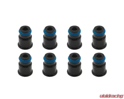 Blox Racing 8 Set 11mm Adapter Top 1/2" w/ Viton O-Ring & Retaining Clip - BXEF-AT-11S-8