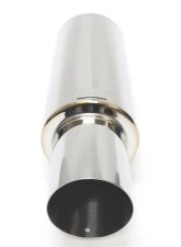 Blox Racing 60.5mm Street Muffler w/ Straight Tip                                     - BXEX-00106 - Image 2