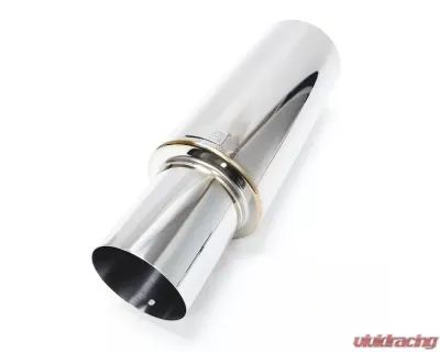 Blox Racing 60.5mm Street Muffler w/ Straight Tip - BXEX-00106