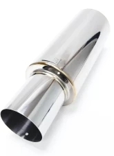 Blox Racing 63.5mm N1 304 Universal Exhaust Muffler w/ Straight Tip                                     - BXEX-00109 - Image 3
