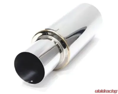 Blox Racing Universal N1 Muffler w/ 76.2mm Straight Tip - BXEX-00110