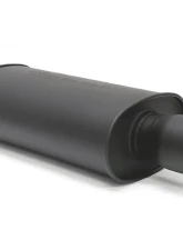Blox Racing Matte Black 2.25" Stainless Steel SL Sport Muffler w/ Double Wall Slant Cut Tip                                     - BXEX-00300-DWT - Image 3