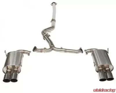 Blox Racing T304 Stainless Steel Cat-Back Exhaust System Subaru WRX 2015-2021 - BXEX-51001