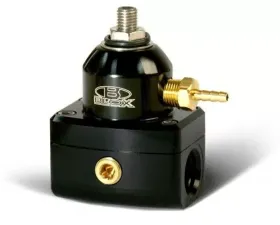 Blox Racing 3-Port Design Black/Black Adjustable Fuel Pressure Regulator