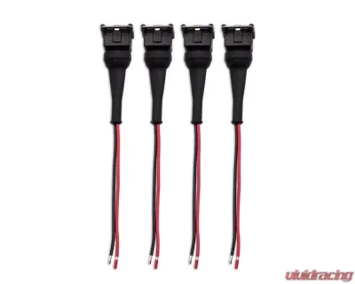 Blox Racing 4pc EV1 Type Fuel Injector Adapter Pigtails - BXFU-00602-EV1-4