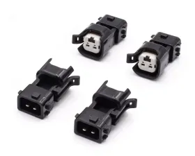 Blox Racing 4pc EV6/EV14 to Honda OBD2 Quick Connectors