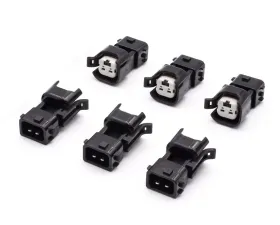 Blox Racing 6pc EV6/EV14 to Honda OBD2 Quick Connectors