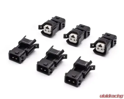 Blox Racing 6pc EV6/EV14 to Honda OBD2 Quick Connectors - BXFU-00622-6