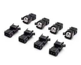 Blox Racing 8pc EV6/EV14 to Honda OBD2 Quick Connectors