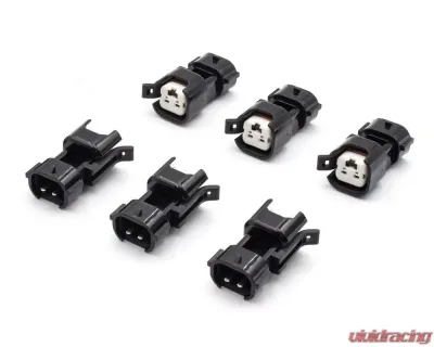 Blox Racing 6pc EV6/EV14 to Denso Quick Connectors - BXFU-00623-6