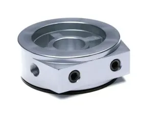 Blox Racing Silver Oil Filter Block Adapter