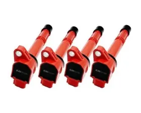 Blox Racing Red Coil Pack Set Honda K-Series 2002-2016