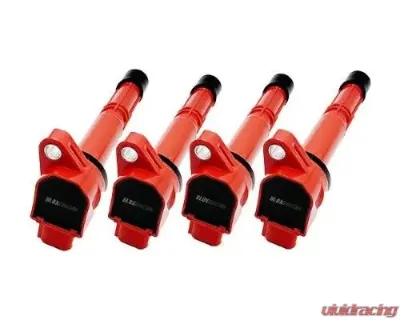 Blox Racing Red Coil Pack Set Honda K-Series 2002-2016 - BXIC-00005-4-RD