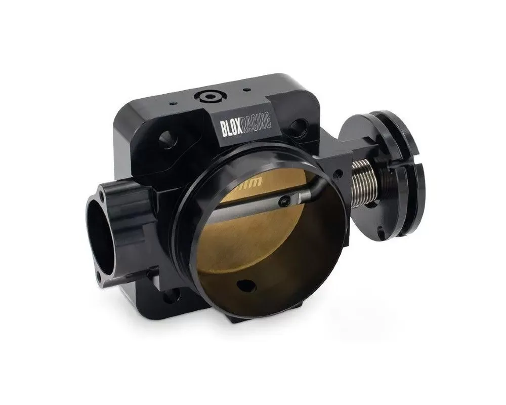 最安値 Black 76mm Racing Blox Billet B/D Honda for V2 Body Throttle スノーボード