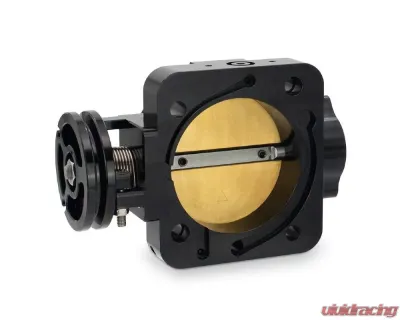 Blox Racing 76mm Black Billet Throttle Body V2 Honda B | D | H | F Series - BXIM-00205-BK-V2