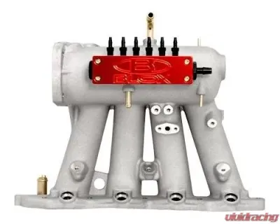 Blox Racing Silver 6-Port / Billet Aluminum Surface-mount Vacuum Block - BXIM-10010-SI
