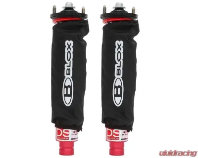 Blox Racing Black Coilover Covers Pair - BXSS-00100-CCB