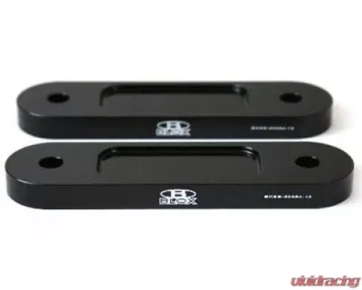 Blox Racing Black Front 12mm Thin Spacer Bump Steer Kit Honda S2000 Racing 2000-2009 - BXSS-20354-12-BK