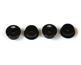 Blox Racing Black Steering Rack Rigid Bushing Kit Honda S2000 2000-2009