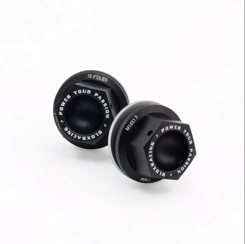 BLOX Racing Titanium Magnetic Oil & Transmission Drain Plug Set M14X1.5  Honda - BXAC-00405-6-TI