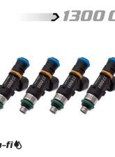 BLOX Racing 1300CC Street Injectors 48mm With 1/2in Adapter 14mm Bore                                     - BXEF-06514.14-1300-4 - Image 4
