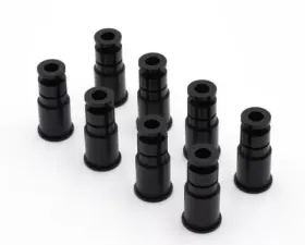 BLOX Racing 14mm Adapter Top (1in) w/Viton O-Ring & Retaining Clip (Set of 4)