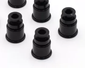 BLOX Racing 14mm Adapter Top (1/2in) w/Viton O-Ring & Retaining Clip (Set of 4)