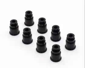 BLOX Racing 14mm Adapter Top (1/2in) w/Viton O-Ring & Retaining Clip (Set of 8)
