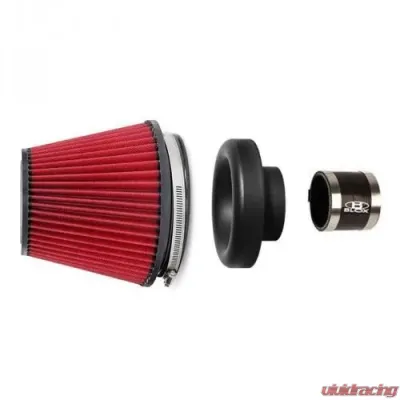 BLOX Racing Performance Filter Kit w/ 2.5inch Velocity Stack Air Filter and 2.5inch Silicone Hose - BXIM-00309