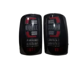 Winjet Black/Smoke LED Taillights Chevrolet Suburban | Tahoe | GMC Yukon 2000-2006