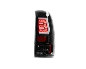 Winjet Glossy Black Clear LED Tail Lights Ford F-150 | F-250 | F-350 1997-2007