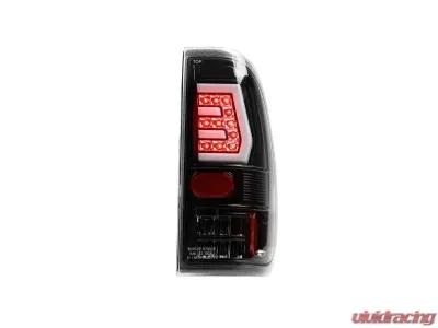 Winjet Glossy Black Clear LED Tail Lights Ford F-150 | F-250 | F-350 1997-2007 - CTWJ-0703-GBC