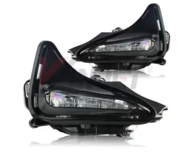 Winjet Clear Day Time Running Fog Lights Wiring Kit Included Toyota Corolla 2017