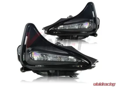 Winjet Clear Day Time Running Fog Lights Wiring Kit Included Toyota Corolla 2017 - CDRWJ-0521-C