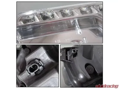 Winjet Clear Day Time Running Light Mercedes Benz E-Class W212 | S212 | E-Class Coupe C207-A207 2011-2013 - CDRWJ-0571-C