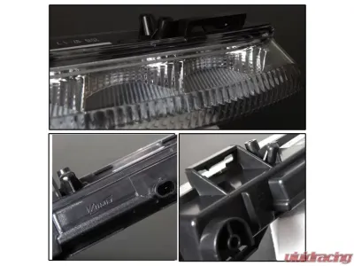 Winjet Clear LED Day Time Running Light Mercedes Benz C-Class Coupe 204 | E-Class | C-Class 2007-2014 - CDRWJ-0575-C