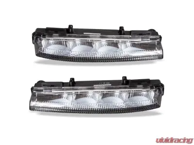 Winjet Clear LED Day Time Running Light Mercedes Benz C-Class Coupe 204 | E-Class | C-Class 2007-2014 - CDRWJ-0575-C