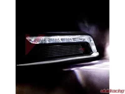 Winjet Clear DRL Lights Wiring Kit Included Chevy Impala 2014-2020 - CDRWJ-0592-C