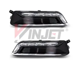 Winjet Clear DRL Lights Wiring Kit Included Chevy Impala 2014-2020
