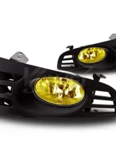 Winjet Yellow Fog Lights w/ Wiring Kit Included Honda Civic 2Dr 2003-2005                                     - CFWJ-0037-Y - Image 4