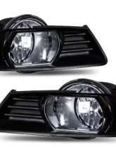 Winjet Clear Chrome Ring Fog Lights Wiring Kit Included Toyota Camry 2007-2009                                     - CFWJ-0276-C - Image 2