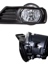 Winjet Clear Chrome Ring Fog Lights Wiring Kit Included Toyota Camry 2007-2009                                     - CFWJ-0276-C - Image 3